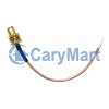 SMA Female Socket Connector with Silver Plated Cable For Antenna Installation