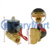 1/2" 20MM DC / AC Brass NC Electric Solenoid Valve For Gas or Liquid